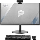 MSI Pro AP241 11M 23.8" FHD All-in-One PC, 11th Gen Intel Core i7-11700, 8GB RAM, 1TB HDD, Windows 11 Pro, Intel UHD Graphics, Wireless Keyboard & Mouse, 1920x1080 Resolution, Black | Model: 9S6-AE0312-412